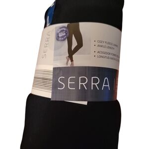 Serra Cozy Fleece Lined Black Leggings.